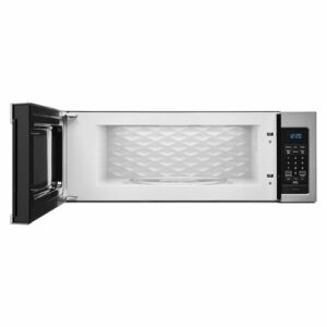 Whirlpool - 1.1 Cu. Ft. Low Profile Over-the-Range Microwave Hood with 2-Speed Vent - Stainless Steel