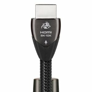 AudioQuest - Dragon 2.5' 4K-8K-10K 48Gbps HDMI Cable - Black/Gray