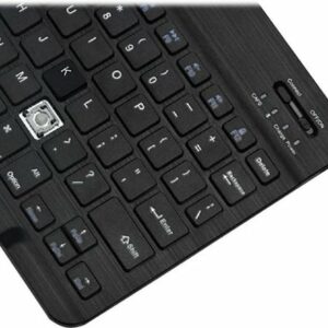 SaharaCase - Wireless Bluetooth Keyboard for Most Tablets and Computers - Black