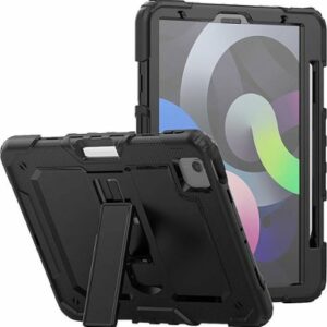 SaharaCase - DEFENSE Heavy Duty Case for Apple iPad Air 10.9" (4th Generation 2020 and 5th Generation 2022) - Black