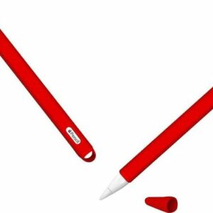 SaharaCase - Silicone Grip Case for Apple Pencil (2nd Generation 2018) - Red