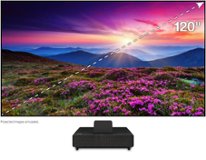 Epson - 120" EpiqVision Ultra LS500 4K via Upscaling PRO-UHD Short Throw Laser Projector with HDR (screen included) - Black