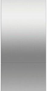 Fisher & Paykel - 24 In. Door Panel for Right Hinge Bottom Mount Refrigerator - Stainless Steel