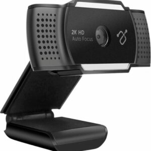 Aluratek - Live Ultra 2K HD 2560 x 1600 Webcam with Auto Focus and Dual Stereo Noise Cancelling Mics - Black