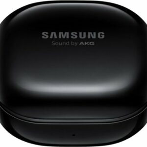 Samsung - Geek Squad Certified Refurbished Galaxy Buds Live True Wireless Earbud Headphones - Black