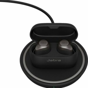 Jabra - Elite 85t True Wireless Advanced Active Noise Cancelling Earbuds - Titanium Black