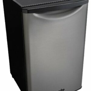 Danby - Designer 4.4 Cu. Ft. Mini Fridge - Stainless Steel