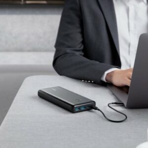 Anker - PowerCore III Elite 25600 mah 87W USB-C PD Portable Charger - Black