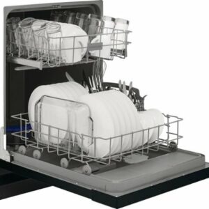 Frigidaire 24" Front Control Built-In Dishwasher, 62dba - Black