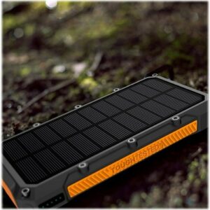 ToughTested - ROC16 16,000 mAh Portable Charger for Most USB-Enabled Devices - Black/Orange