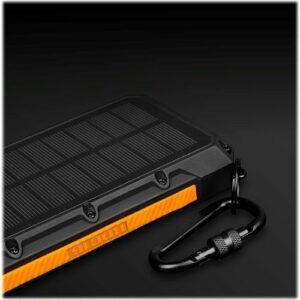 ToughTested - ROC16 16,000 mAh Portable Charger for Most USB-Enabled Devices - Black/Orange