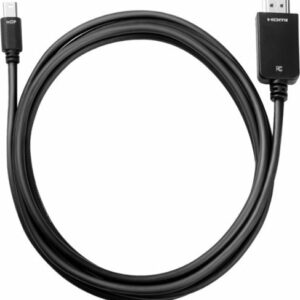 Best Buy essentials™ - 6' Mini DisplayPort to HDMI Cable - Black