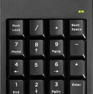 Best Buy essentials™ - BE-PKWDNP 60% Wired Membrane USB Numeric Keypad - Black