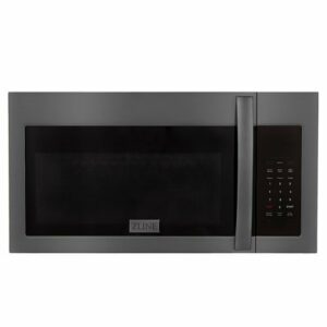 ZLINE - Over the Range Convection Microwave Oven with Modern Handle and Sensor Cooking - Black Stainless Steel