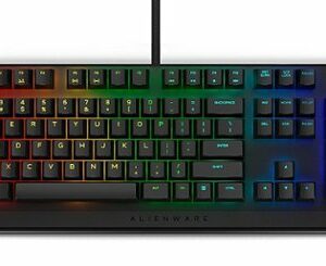 Alienware - AW410K Full-size Wired Gaming Mechanical CHERRY MX Brown Switches Keyboard with RGB Back Lighting - Dark Side of the Moon