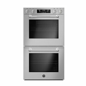 Bertazzoni - 30" Built-In Double Electric Convection Wall Oven Self-Clean - Stainless Steel