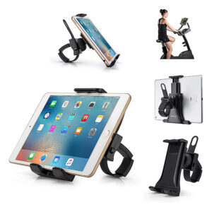 AboveTEK - Gym Bike Handlebar Phone/Tablet Holder - Black