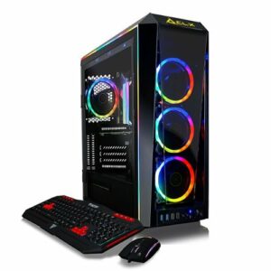 CLX - SET Gaming Desktop - Intel Core i9 10980XE - 64GB Memory - NVIDIA GeForce RTX 3090 - 6TB HDD + 1TB NVMe SSD - Black