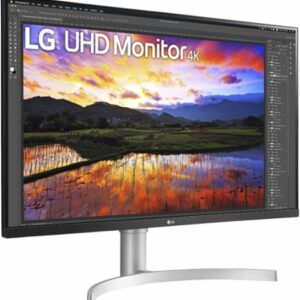 LG - 32" UltraFine IPS UHD 60Hz FreeSync Monitor - White