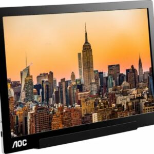 AOC - I1601C 15.6" LED IPS FHD USB-C Portable Monitor - Black