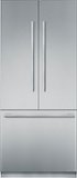 Thermador - Freedom Collection 19.4 Cu. Ft. French Door Built-In Smart Refrigerator with Masterpiece Series Handles - Silver