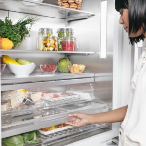 Thermador - Freedom Collection 19.4 Cu. Ft. French Door Built-In Smart Refrigerator with Masterpiece Series Handles - Silver