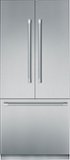 Thermador - Freedom Collection 19.4 Cu. Ft. French Door Built-In Smart Refrigerator with  Professional Series Handles - Silver