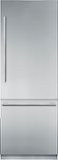 Thermador - Freedom Collection 16 Cu. Ft. Bottom Freezer Built-in Smart Refrigerator - Custom Panel Ready