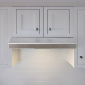 Zephyr - Breeze 36 in. 250 CFM Under Cabinet Range Hood with LED Light - Matte White