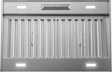 Zephyr - Monsoon II 36 in. 1200 CFM Insert Mount Range Hood with LED Light - Stainless Steel