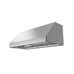 Zephyr - Tempest II 54 in. 650 CFM Wall Mount Range Hood with LED Light - Stainless Steel