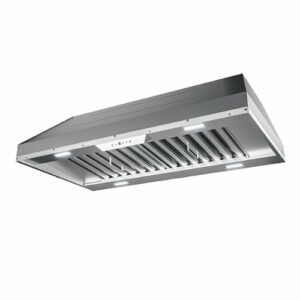 Zephyr - Monsoon II 48 in. 1200 CFM Insert Mount Range Hood with LED Light - Stainless Steel