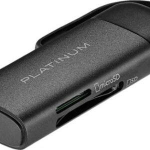 Platinum™ - UHS-I USB 3.2 Gen 1 Memory Card Reader - Black