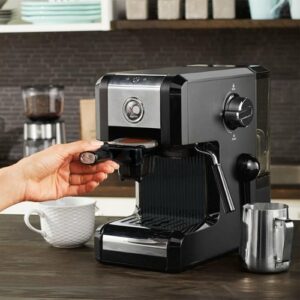 Mr. Coffee - Easy Espresso Machine - Black