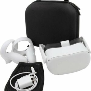 CASEMATIX - Hardshell Protection Case for Meta Quest 3 and 2 VR Headsets - Black