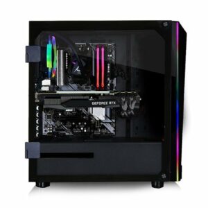 CLX - SET Gaming Desktop - AMD Ryzen 9 5900X - 16GB Memory - NVIDIA GeForce RTX 3080 - 240GB SSD + 2TB HDD - Black