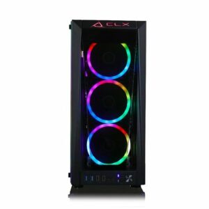 CLX - SET Gaming Desktop - AMD Ryzen 9 5900X - 16GB Memory - NVIDIA GeForce RTX 3080 - 240GB SSD + 2TB HDD - Black