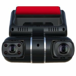 Rexing - S1 PRO 1080p 3-Channel Wi-Fi Dash Cam with Built-in GPS and 64GB Internal Memory - Black