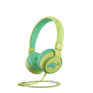 Planet Buddies - Kids Volume-Limited Wired Headphones (Milo the Turtle) - Green