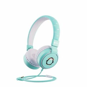 Planet Buddies - Kids Volume-Limited Wired Headphones (Pepper the Penguin) - Blue