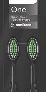 Philips Sonicare - Philips One by Sonicare 2pk Brush Heads - Shadow Black