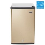 Whynter - 2.1 cu.ft Energy Star Upright Freezer with Lock - Rose Gold