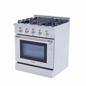 Thor Kitchen - Professional 4.2 Cu. Ft. Freestanding Dual Fuel Liquid Propane Range - Stainless Steel