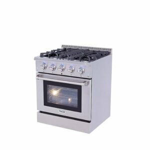 Thor Kitchen - Professional 4.2 Cu. Ft. Freestanding Dual Fuel Liquid Propane Range - Stainless Steel