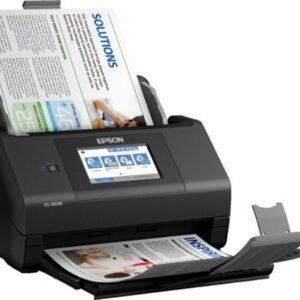 Epson - WorkForce ES-580W Wireless Duplex Touchscreen Desktop Document Scanner