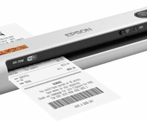 Epson - RapidReceipt RR-70W Wireless Mobile Receipt and Color Document Scanner - White