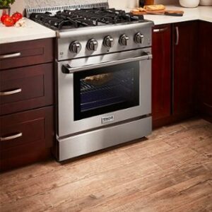 Thor Kitchen - 4.2 cu. ft. Slide-In Professional Gas Range - Stainless Steel