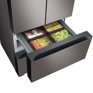 Samsung - 17.3 cu. ft. Kimchi & Specialty 4-Door French Door Smart Refrigerator with Super Precise Cooling - Platinum Bronze