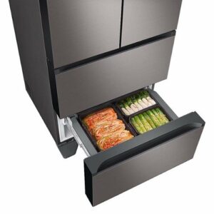 Samsung - 17.3 cu. ft. Kimchi & Specialty 4-Door French Door Smart Refrigerator with Super Precise Cooling - Platinum Bronze