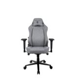 Arozzi - Primo Premium Woven Fabric Gaming Chair - Light Grey with Dark Grey Accents